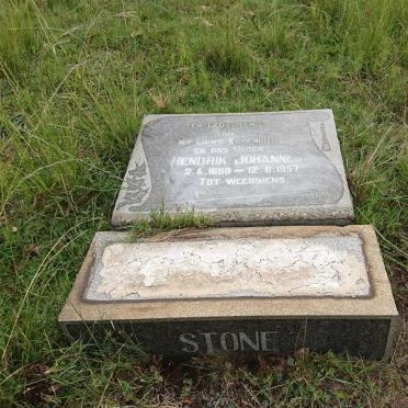 STONE Hendrik Johannes 1889-1957