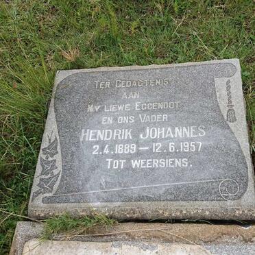 STONE Hendrik Johannes 1889-1957