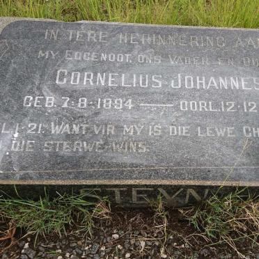 STEYN Cornelius Johannes 1894-1966