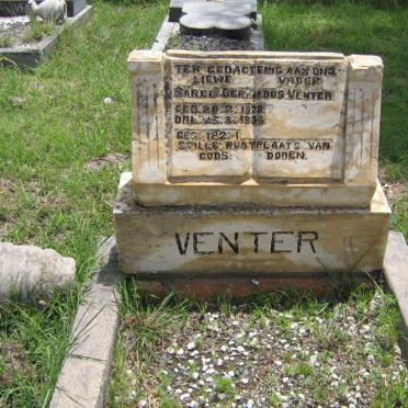 VENTER Sarel Gerhardus 18?8-1936
