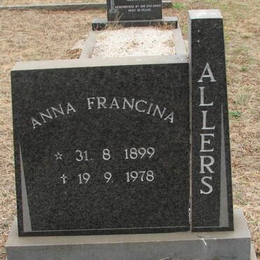 ALLERS Anna Francina 1899-1978