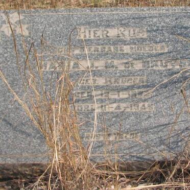 BRUYN Maria J.M., de nee KRUGER 1882-1945