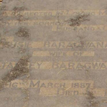 BARAGWANATH Susie 1887-1929