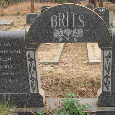 BRITS Willem Maartin 1884-1970 &amp; Martha Christina Gysbertina LABUSCHAGNE 1892-1971