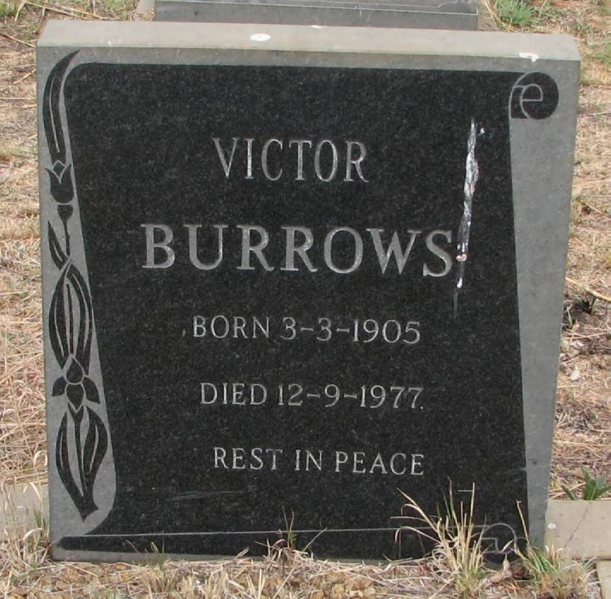BURROWS Victor 1905-1977