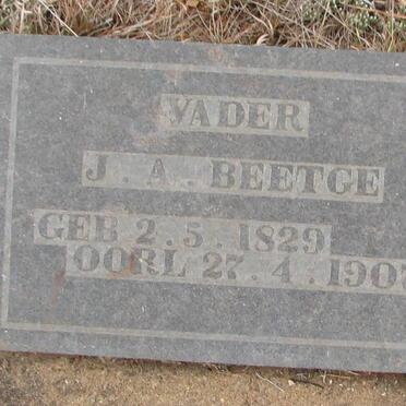 BEETGE J.A. 1829-1907