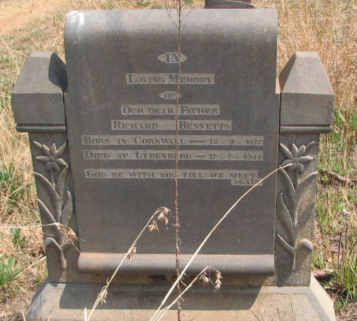 BENNETTS Richard 1877-1944