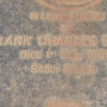 BRAUN Frank Charles -1959