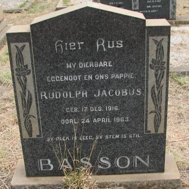 BASSON Rudolph Jacobus 1916-1963