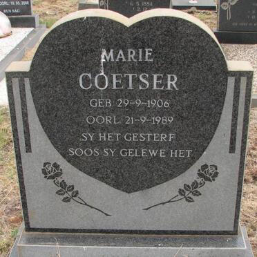COETSER Marie 1906-1989