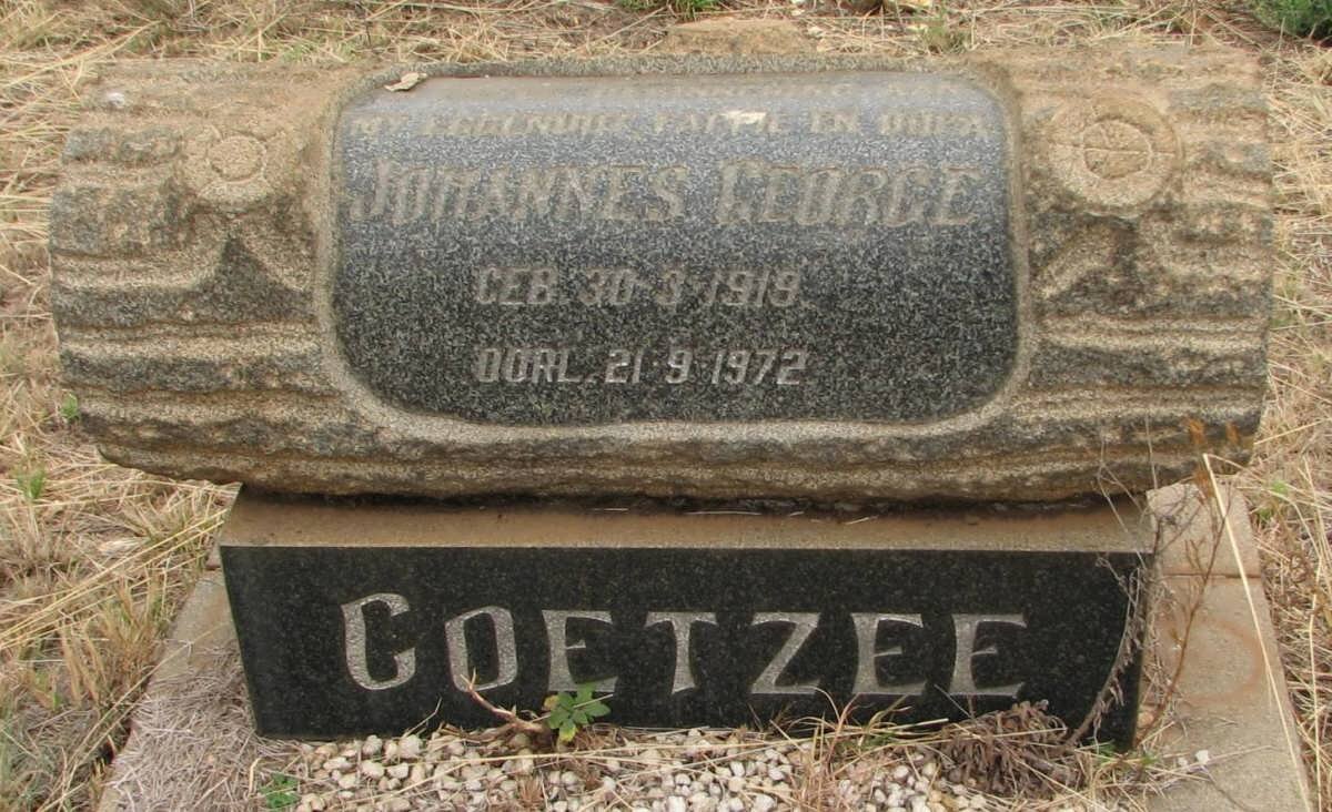 COETZEE Johannes George 1919-1972