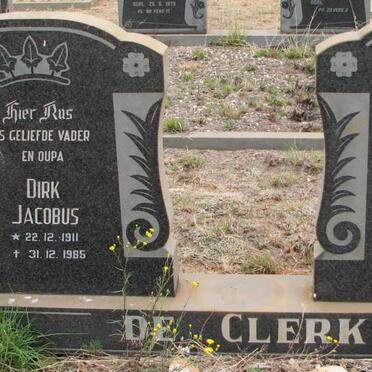 CLERK Dirk Jacobus, de 1911-1985 &amp; Hendrika Magdalena 1917-1983