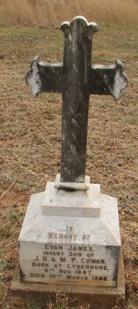 COWAN Evan James 1887-1888