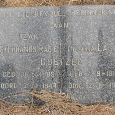 COETZEE Izak Stephanus Rabie 1889-1944 :: COETZEE Helena Laura 1914-1918