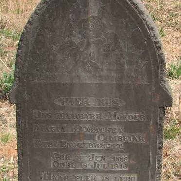 COMBRINK Maria Dorathea nee ENGELBRECHT 1885-1946