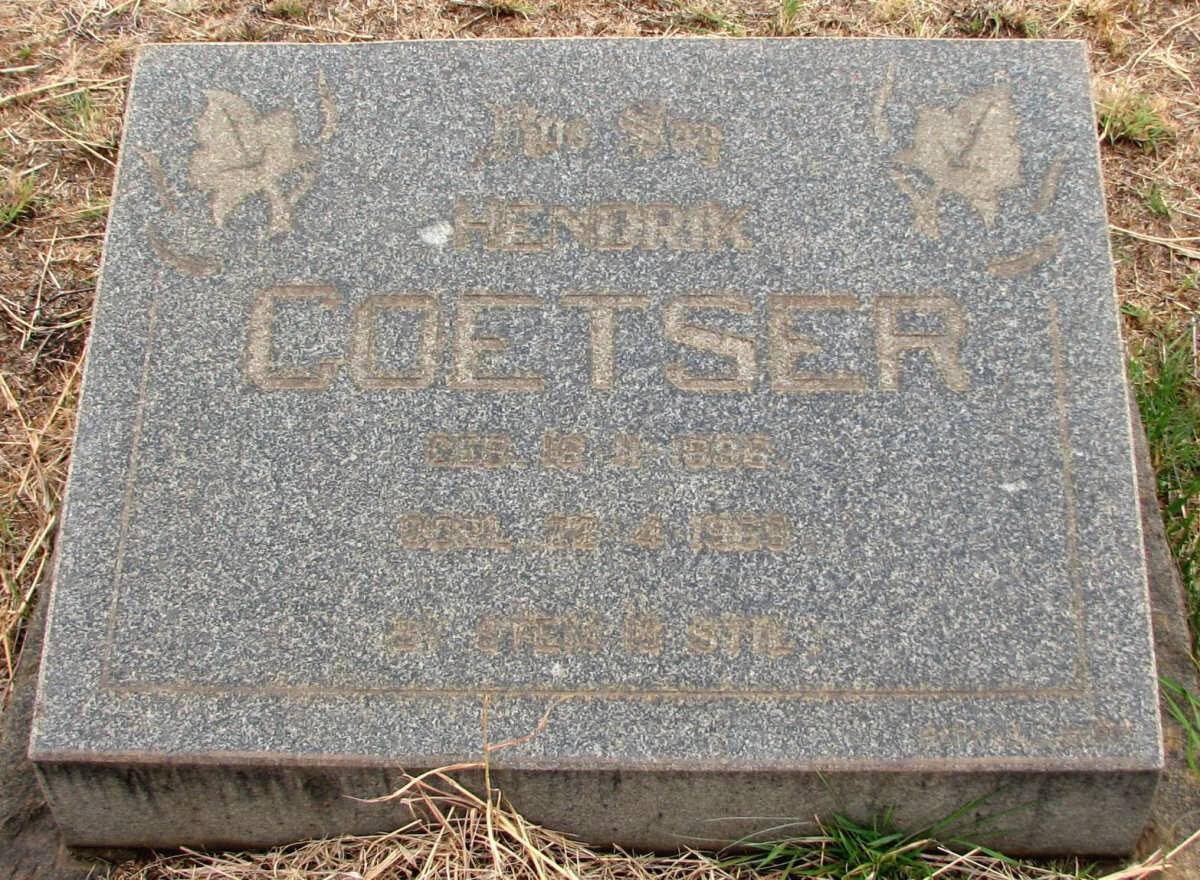 COETSER Hendrik 1896-1969
