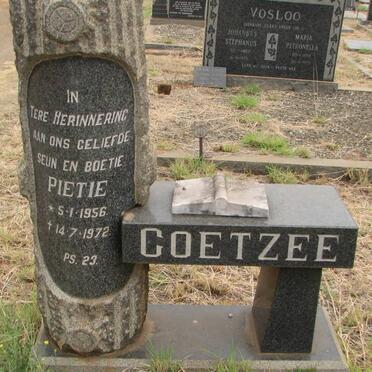 COETZEE Pietie 1956-1972