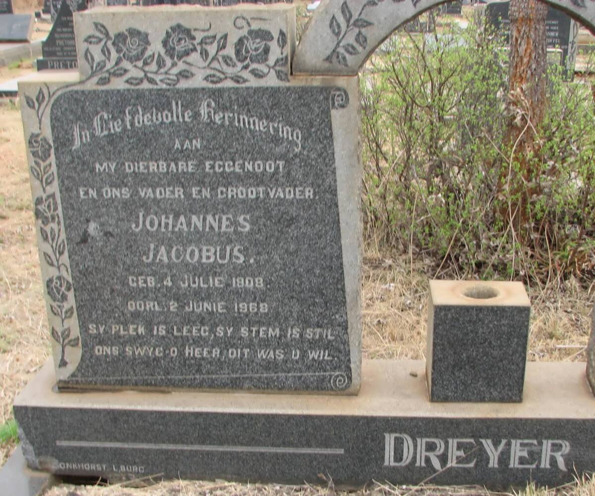 DREYER Johannes Jacobus 1908-1968
