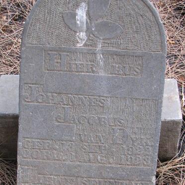 DYK Johannes Jacobus, van 1922-1923