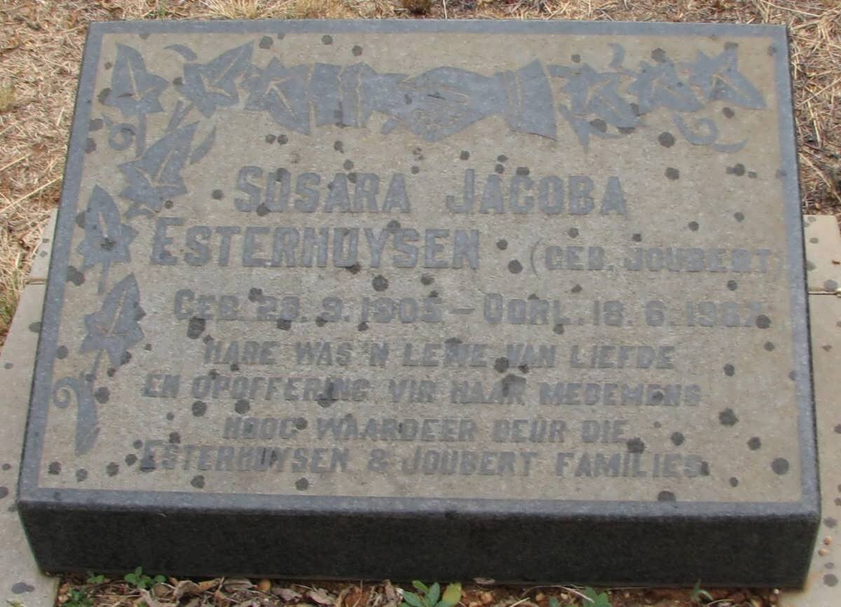 ESTERHUYZEN Susara Jacoba JOUBERT 1905-1967