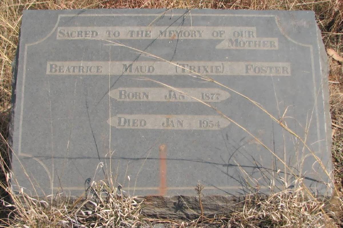 FOSTER Beatrix Maud 1877-1954