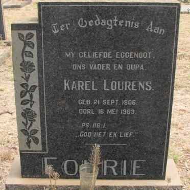 FOURIE Karel Lourens 1906-1963