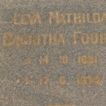 FOURIE Leva Mathilda Bagritha 1891-1974