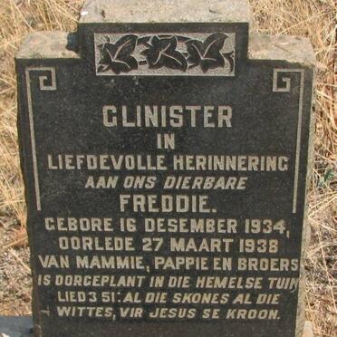 GLINISTER Freddie 1934-1938