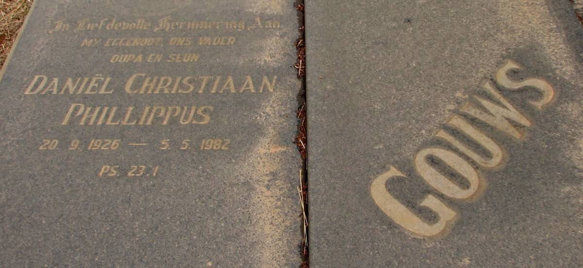 GOUWS Daniel Christoffel Phillippus 1926-1982
