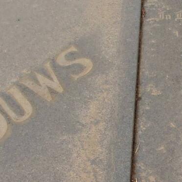 GOUWS Anna Johanna Maria 1932-