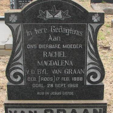 GRAAN Rachel Maria v.d.Byl, van nee ROOS 1888-1968
