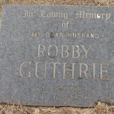 GUTHRIE Robby 1889-1979