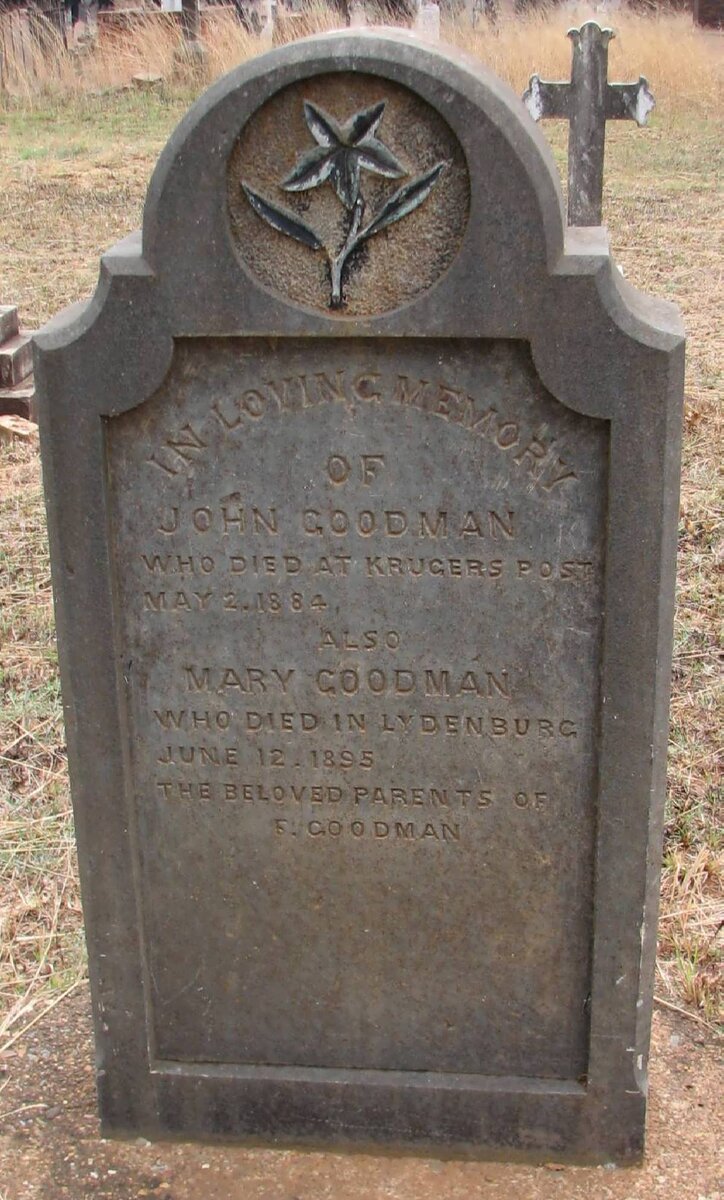 GOODMAN John -1884 &amp; Mary -1895