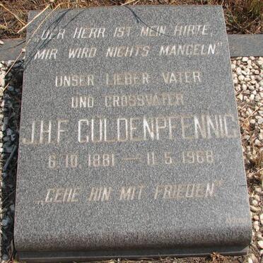 GULDENPFENNIG J.H.F. 1881-1968