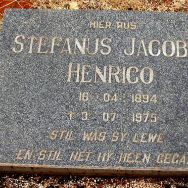 HENRICO Stefanus Jacobus 1894-1975