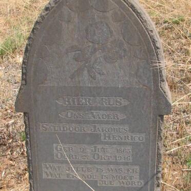 HENRICO Salidoor Jakobus 1865-1946