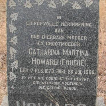 HOWARD Catharina Martina nee FOUCHE 1878-1966