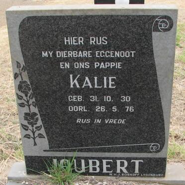 JOUBERT Kalie 1930-1976