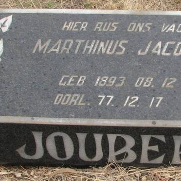 JOUBERT Marthinus Jacobus 1893-1977