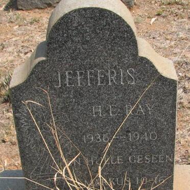 JEFFERIS H.E. Ray 1936-1940