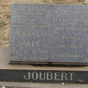JOUBERT Adriana Sarel 1912-1985