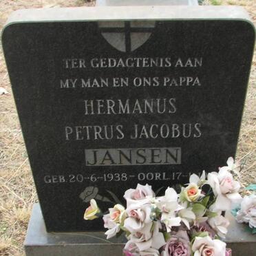 JANSEN Hermanus Petrus Jacobus 1938-19??