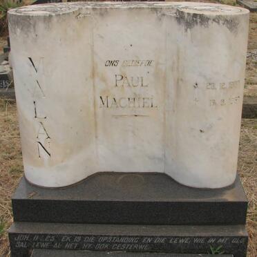 MALAN Paul Machiel 1930-1967