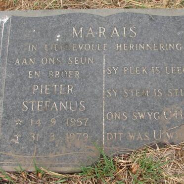MARAIS Pieter Stefanus 1957-1979