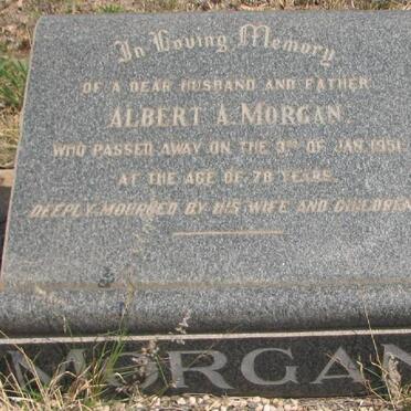MORGAN Albert A. -1951