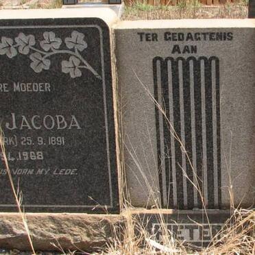 PIETERS Barend Jacobus 1893-1959 &amp; Martha Jacoba VAN NIEKERK 1891-1968