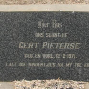 PIETERSE Gert 1971-1971