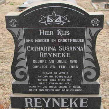 REYNEKE Catharina Susanna 1910-1996