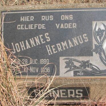 REINERS Johannes Hermanus 1889-1956