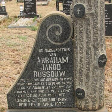 ROSSOUW Abraham Jakob 1922-1972